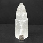 Self Standing Natural Selenite Pagoda Towers