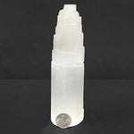 Self Standing Natural Selenite Pagoda Towers
