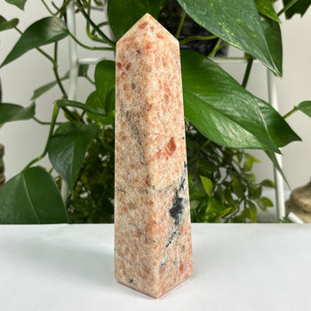 Sunstone Obelisk Tower Point - Gem Avenue Wholesale