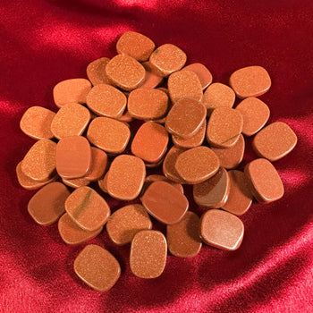 Goldstone Pocket Size Palm Stone - Gem Avenue Wholesale