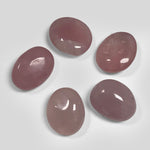 Natural Rose Quartz Palm Stone