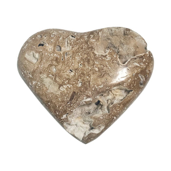 Natural Chocolate Calcite Love Heart Crystal Gemstone  Home Decor - Gem Avenue