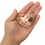 Natural Crazy Lace Agate (Heated) Heart