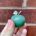 Apple-Shaped Crystal Stone Carving for Luck, Meditation & Home Decoration - RSH218