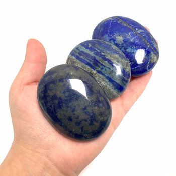 Lapis Lazuli Palm Stones Crystal Gemstone-Gem Avenue Wholesale