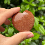 Goldstone Love Heart Crystal Gemstone -RSH251