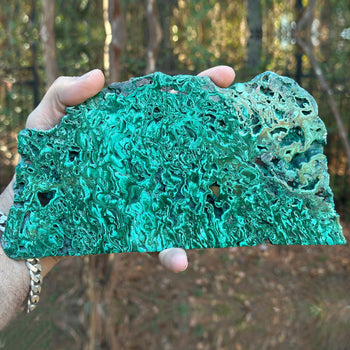 Malachite Gemstone Slab - Gem Avenue Wholesale