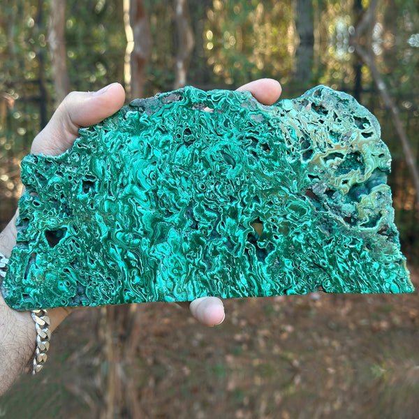 Malachite Gemstone Slab - Gem Avenue Wholesale