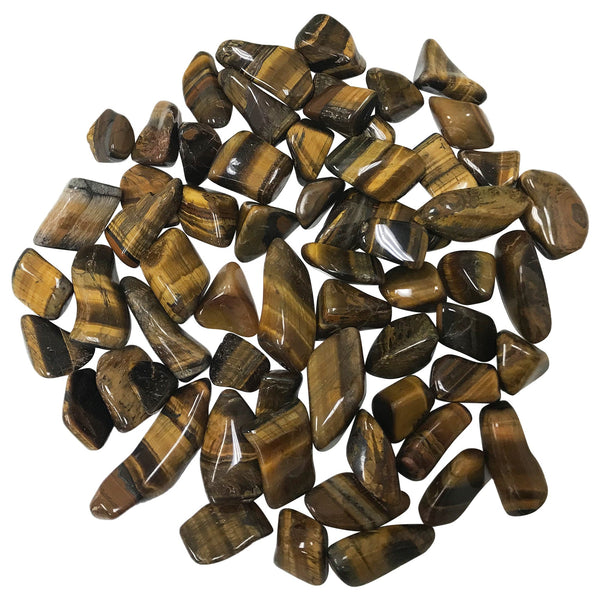 Natural Tiger Eye Tumbled Stone Gemstone Crystals- Wholesale - Gem Avenue