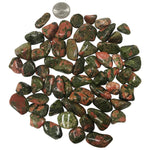 Natural Unakite Tumbled Stone Gemstones - 1 lb