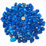 Polished Blue Howlite Tumbled Stone Gemstones 1 Lb