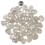 Natural Clear Quartz Tumbled Stone Gemstone - 1 lb