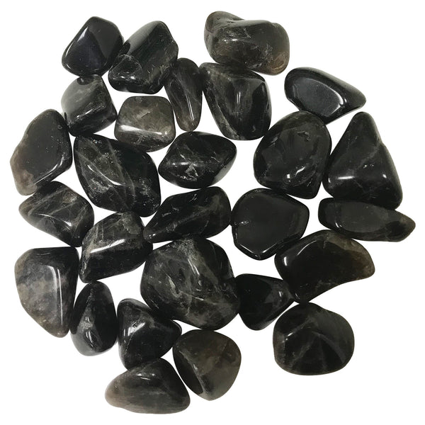 Natural Black Smoky Quartz Tumbled Stone Gemstone Crystals- Wholesale - Gem Avenue