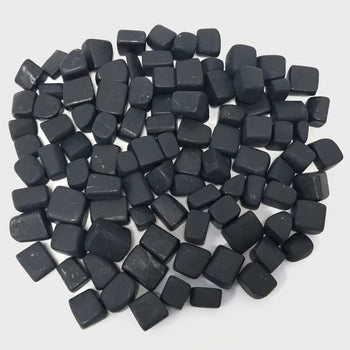 Natural Shungite Tumbled Stone Gemstones - 1 lb