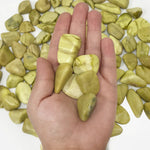 Natural Serpentine Tumbled Stone Gemstones- 1 lb