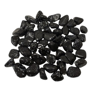 Snowflake Obsidian Tumbled Stone Gemstone Crystal - Gem Avenue
