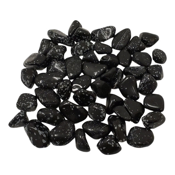 Snowflake Obsidian Tumbled Stone Gemstone Crystal - Gem Avenue