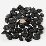 1 lb Natural Polished Snowflake Obsidian Gemstone Tumbled Stones Healing Crystals Bulk
