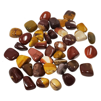1 lb Natural Polished Mookaite Gemstone Tumbled Stones Healing Crystals Bulk