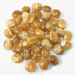 Natural Honey Calcite Tumbled Stone Gemstones - 1 lb
