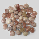 Natural Rose Calcite Tumbled Stone Gemstones  - 1 lb