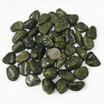 1 lb Natural Polished Nephrite Jade Gemstone Tumbled Stones Healing Crystals Bulk