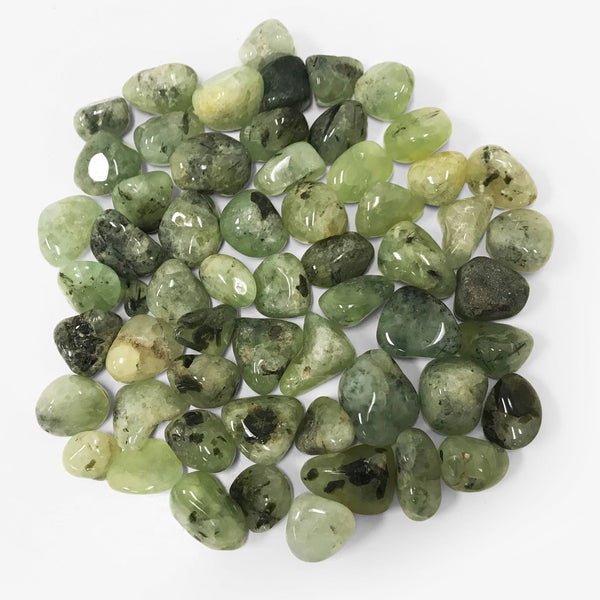 Natural Prehnite Tumbled Stone Gemstone Crystals- Wholesale - Gem Avenue