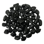 Natural Black Obsidian Tumbled Stone Gemstones 1 Lb