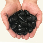 Natural Black Obsidian Tumbled Stone Gemstones 1 Lb