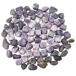 Natural Lepidolite Tumbled Stone Gemstones - 1 lb