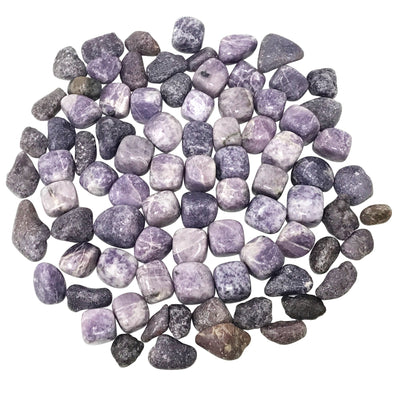Natural Lepidolite Tumbled Stone Gemstone Crystals- Wholesale - Gem Avenue