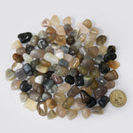 1 lb Natural Polished Chalcedony Gemstone Tumbled Stones Healing Crystals Bulk