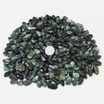 1 lb Natural Polished Emerald Gemstone Tumbled Stones Healing Crystals Bulk