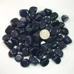 1 lb Natural Polished Blue Goldstone Gemstone Tumbled Stones Healing Crystals Bulk