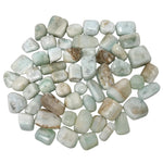 Natural Polished Caribbean Blue Calcite Tumbled Stone Gemstones 1 Lb