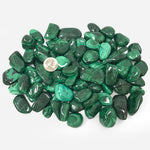 Natural Malachite Tumbled Stone Gemstones - 1 lb