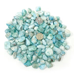 Natural Polished Larimar Tumbled Stone Gemstone 1 lb