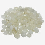 Natural White Calcite Tumbled Stone Gemstones - 1 lb