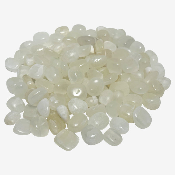 Natural White Calcite Tumbled Stone Gemstone Crystals- Wholesale - Gem Avenue