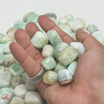Natural Pistachio Calcite Tumbled Stone Gemstones - 1 lb