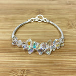 .925 Sterling Silver 7.5 Inch Bracelet with Austrian Crystals Elegant, Hypoallergenic, and Handcrafted Jewelry Gift for Women, Perfect for Any Occasion