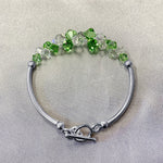 .925 Sterling Silver 7.5 Inch Bracelet with Austrian Crystals Elegant, Hypoallergenic, and Handcrafted Jewelry Gift for Women, Perfect for Any Occasion