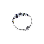 .925 Sterling Silver 7.5 Inch Bracelet with Austrian Crystals Elegant, Hypoallergenic, and Handcrafted Jewelry Gift for Women, Perfect for Any Occasion