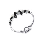 .925 Sterling Silver 7.5 Inch Bracelet with Austrian Crystals Elegant, Hypoallergenic, and Handcrafted Jewelry Gift for Women, Perfect for Any Occasion