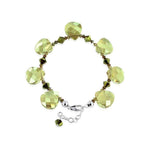 .925 Sterling Silver 7–8.5 inch Adjustable Bracelet with Austrian Crystals Elegant Handmade Jewelry for Women, Gifts, Special Occasions & Everyday Wear - GBG25