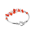 .925 Sterling Silver 7.5 Inch Bracelet with Austrian Crystals Elegant, Hypoallergenic, and Handcrafted Jewelry Gift for Women, Perfect for Any Occasion