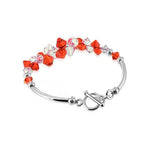 .925 Sterling Silver 7.5 Inch Bracelet with Austrian Crystals Elegant, Hypoallergenic, and Handcrafted Jewelry Gift for Women, Perfect for Any Occasion