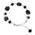 Sterling Silver 925 Adjustable Bracelet with Bicone Austrian Crystals Sparkling, Durable, and Elegant Design for Women’s Fashion or Gifting