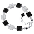 .925 Sterling Silver Adjustable Bracelet with Multi Austrian Crystals Sparkling, Durable & Elegant Women’s Jewelry for Everyday Wear