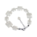 .925 Sterling Silver Adjustable Bracelet with Multi Austrian Crystals Sparkling, Durable & Elegant Women’s Jewelry for Everyday Wear
